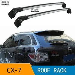 SHITURUI 2Pcs Roof Bars for MAZDA - CX-7 CX7 SUV 2006-2016 ER  Aluminum Alloy Side Bars Cross Rails Roof Rack Luggage Carrier