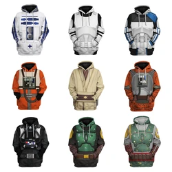 Movie Star Wars Pullover Anakin Skywalker Hoodies Cosplay Sweatshirt Unisex Streetwear Jacket Clothes Cardigan Hoody Halloween