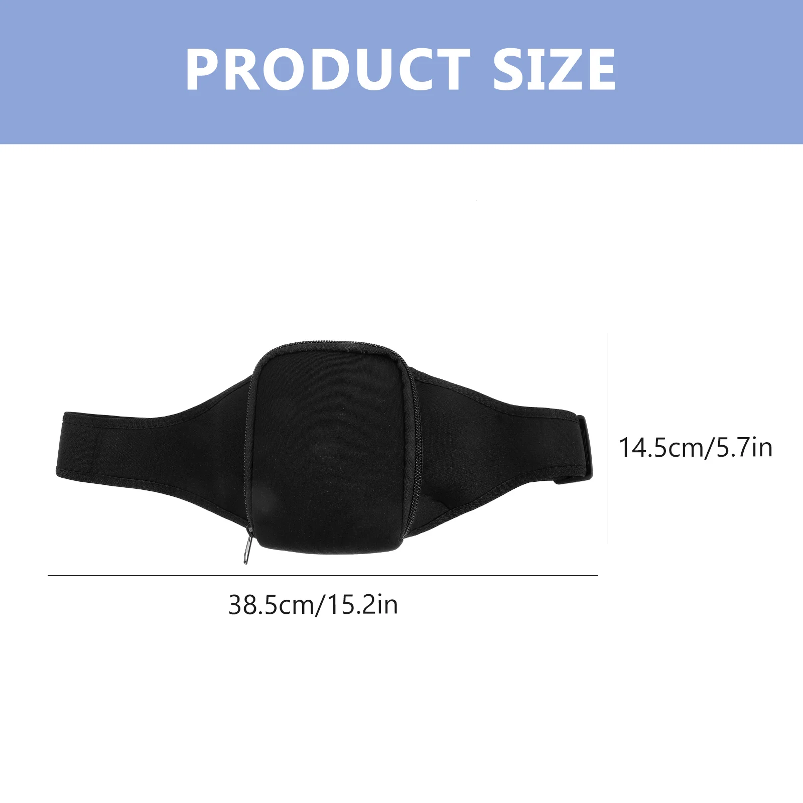 Polyester Mic Waist Bag Durable Adjustable Microphone Belt for Fitness Trainer Outdoor Use Microphone Storage Bag