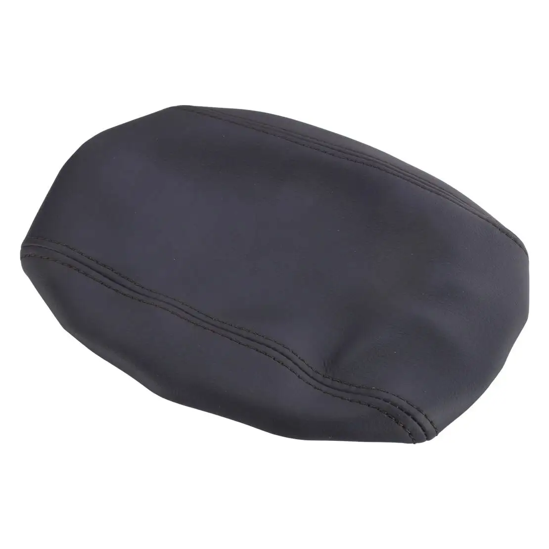 Black Center Console Lid Armrest Cover Microfiber Leather fit for Subaru Forester 2013 2014 2015 2016 2017 2018