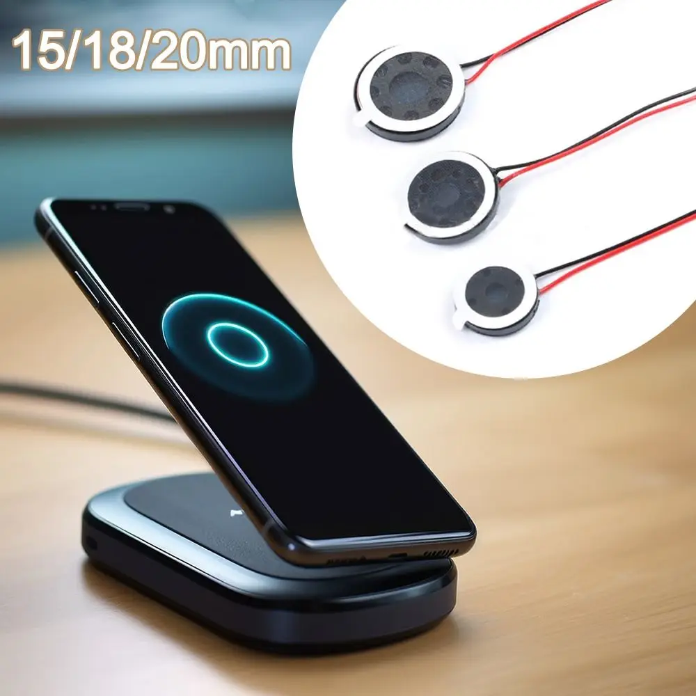 15MM/18MM/20MM Round 8 Ohm 1W Speaker Round 8ohm Loud Speakers Mobile Phone Connector DIY for Tablet Phone Computer
