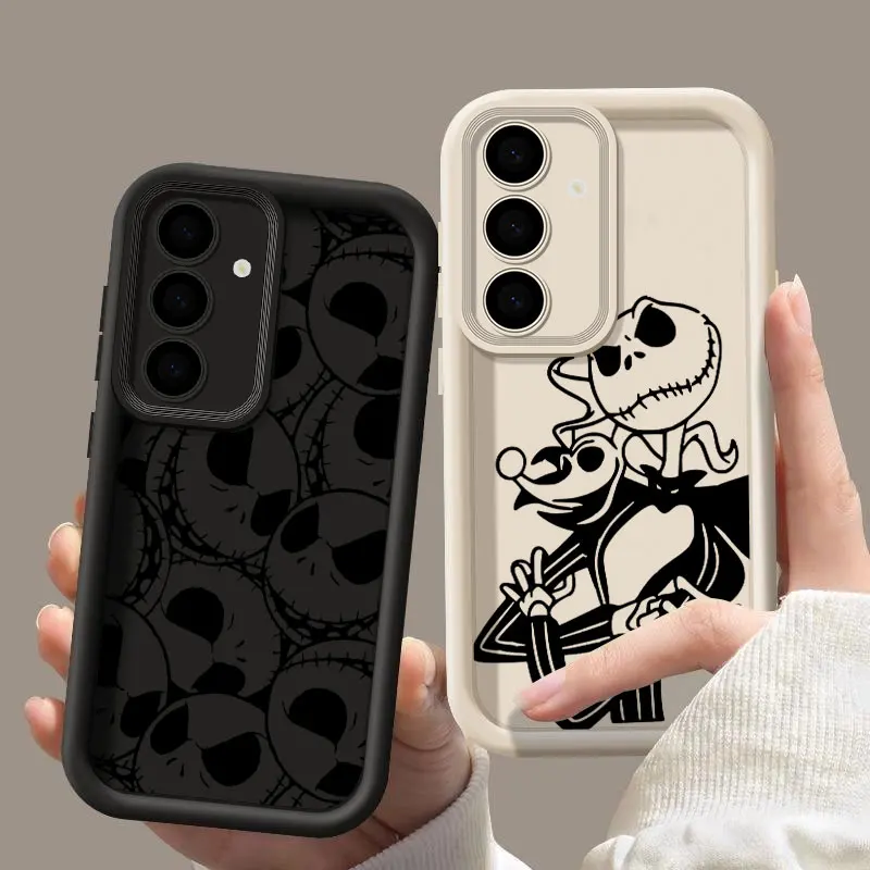 

Jack Sally Skellington Art Fundas For Samsung Galaxy S26 S25 S24 S23 S22 Plus S21 Ultra S20 FE Case S26Plus S26Ultra Phone Cover