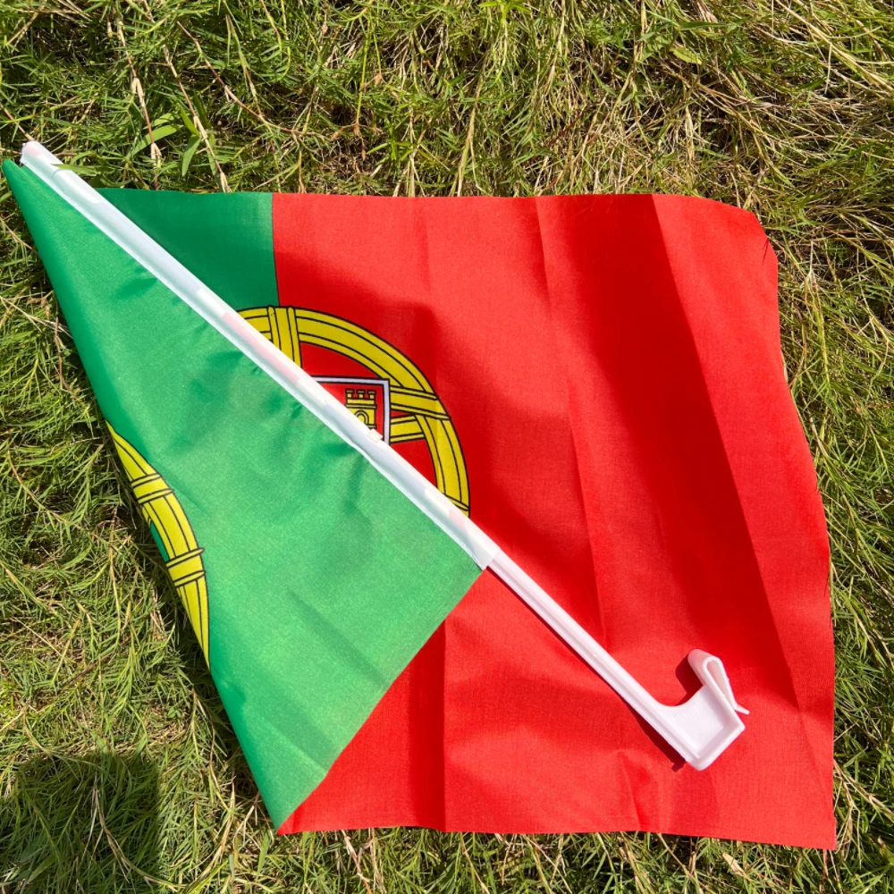 Portugal  Flags 30x45cm  100% Polyester Portugal Portuguese Car Flags