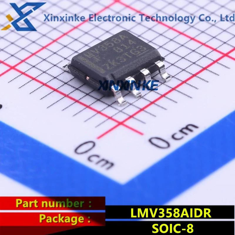 10PCS LMV358AIDR SOIC-8 MV358A Operational Amplifiers - Op Amps Dual Low-Voltage Cost-Optimized Rail-to-Rail Output Operational
