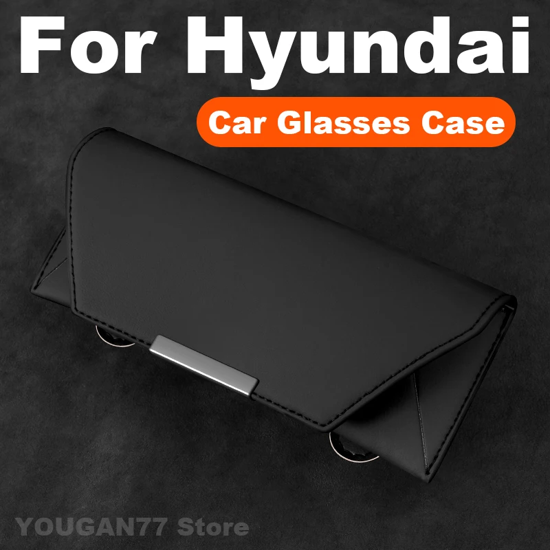 

Universal Car Glasses Case For Hyundai Grandeur Santa Fe Inster Tucson Ioniq 5 6 9 Sonata Bayon Alcazar 2025 Car Glasses Frame