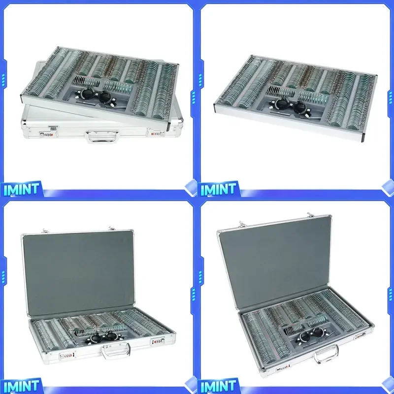 266 Pcs Optometry Trial Lens Set Aist Optics JS 266 Caja De Lentes De Prueba Grey Tray Optical Clinic Equipment