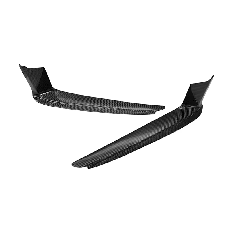 

A85E-1 Pair Car Special Carbon Fiber Fog Lamp Frame Front Wind Blade Front Wrap Angle For Porsche 911 992 2019+