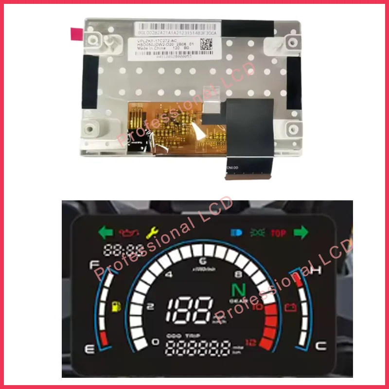 

Original 5 Inch LCD HSD050JDW2-D20 VPLZK-17C272-AC For Honda Xadv 2022 Xadv 750 CB750 Motorcycle LCD Display Screen HSD050JDW2