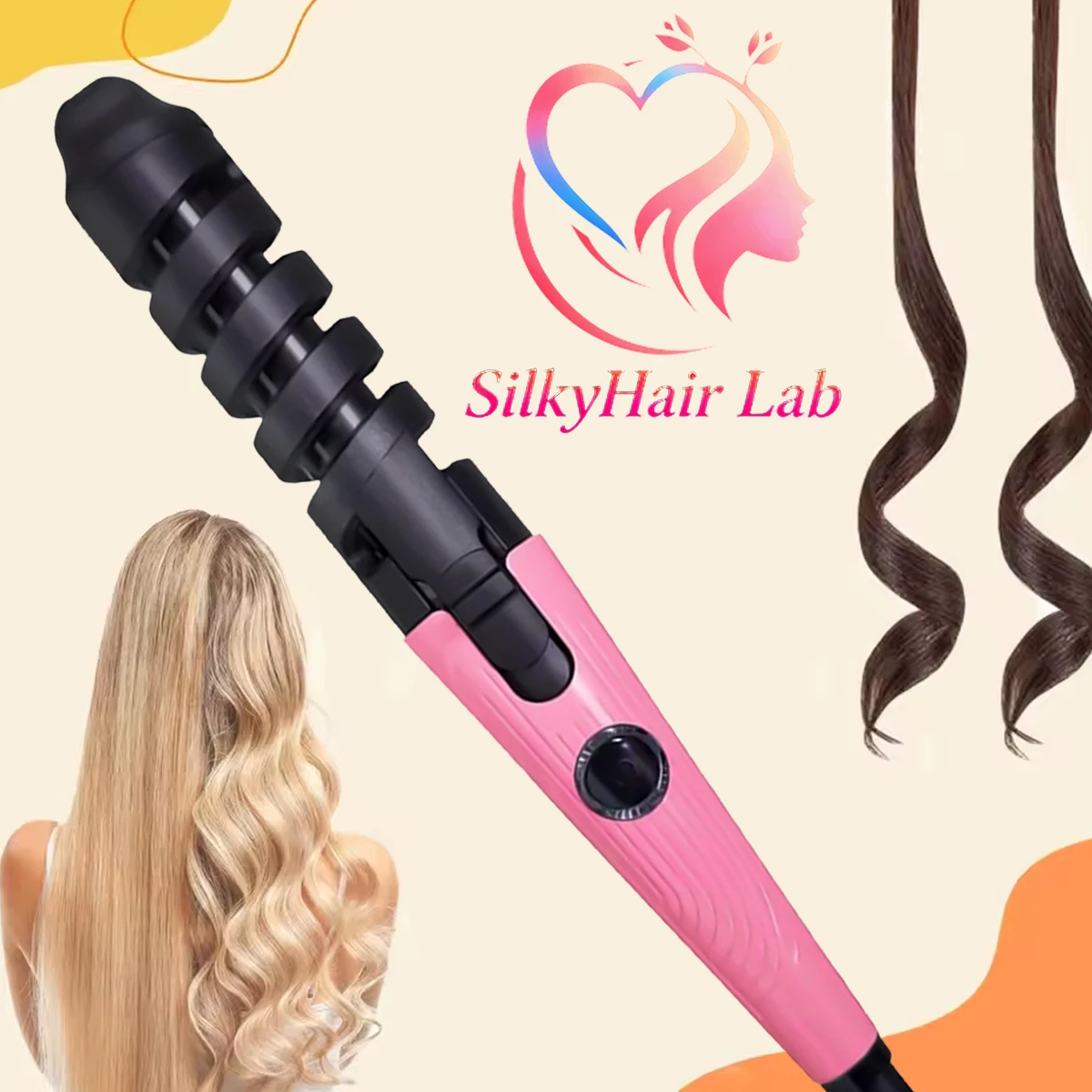 

2-in-1 Curling Iron Set, Instant Heat Up for Short, Medium, and Long Hair, Women's Hair Tools Holiday Gifts