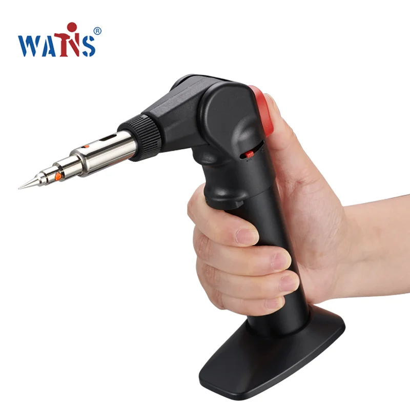 Portable High-quality Butane Soldering Iron Kit with Replaceable Soldering Heads Welding Torch