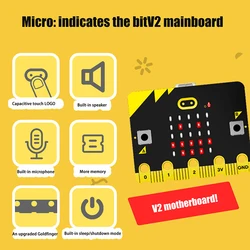 Micro：Bit V2 Micro Bit Go Edition BBC Microbit For Kids DIY Development Board BBC Microbit V2.0Board