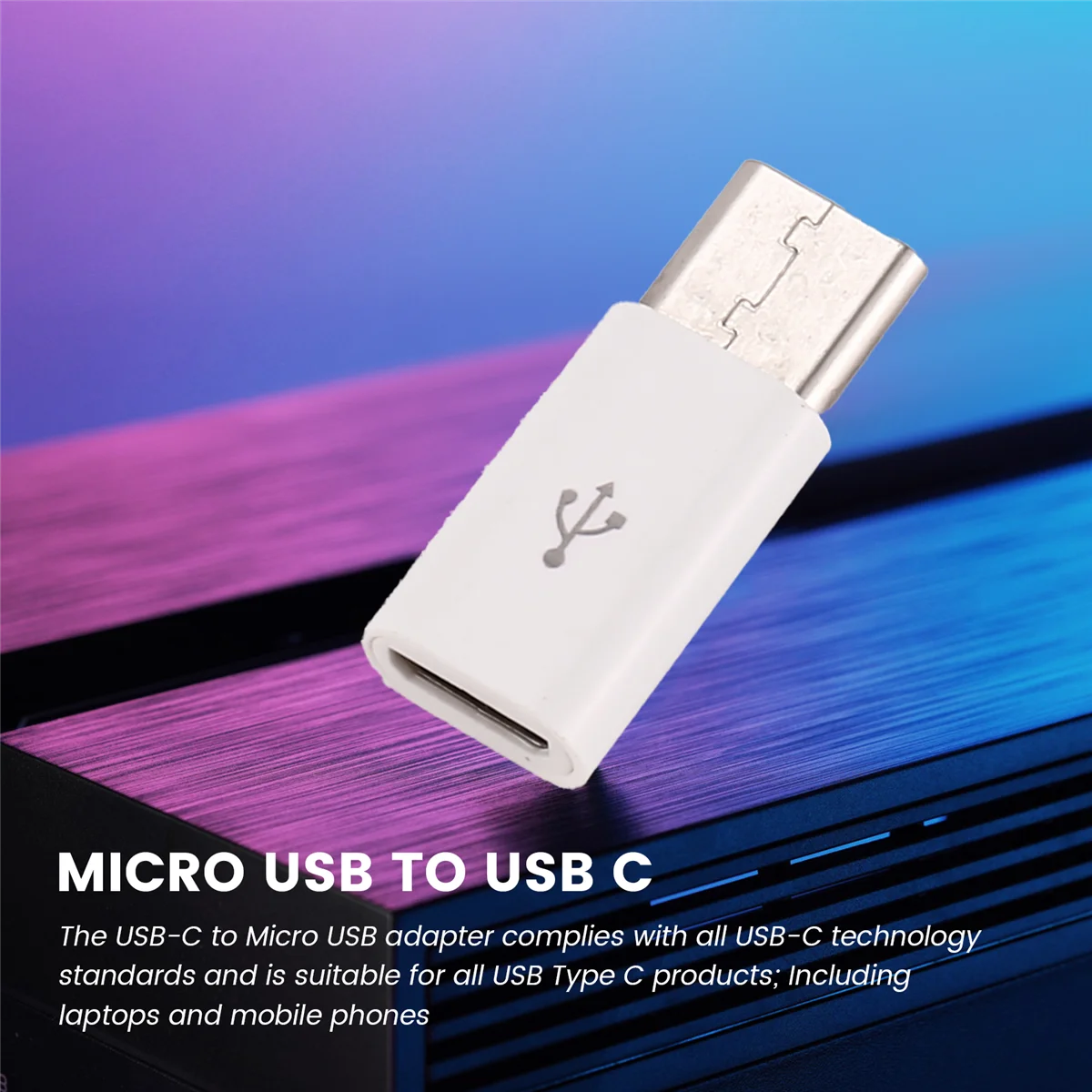 ABNP Adattatore dati universale USB tipo C 3.1 maschio a micro USB 2.0 femmina a 5 pin: 1 PC