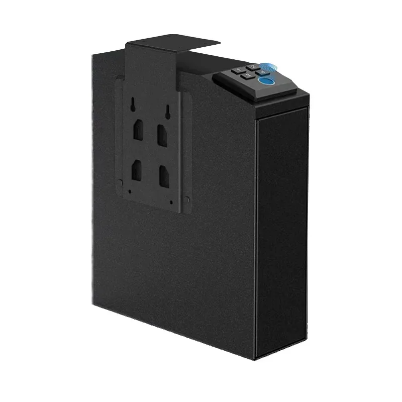 

Синий свет, тихий отпечаток пальца, пароль, коробка для пистолета, оптовая продажа, сейф для пистолета для домашнего использования с функцией защиты от кражи L300 * W90 * H256 мм