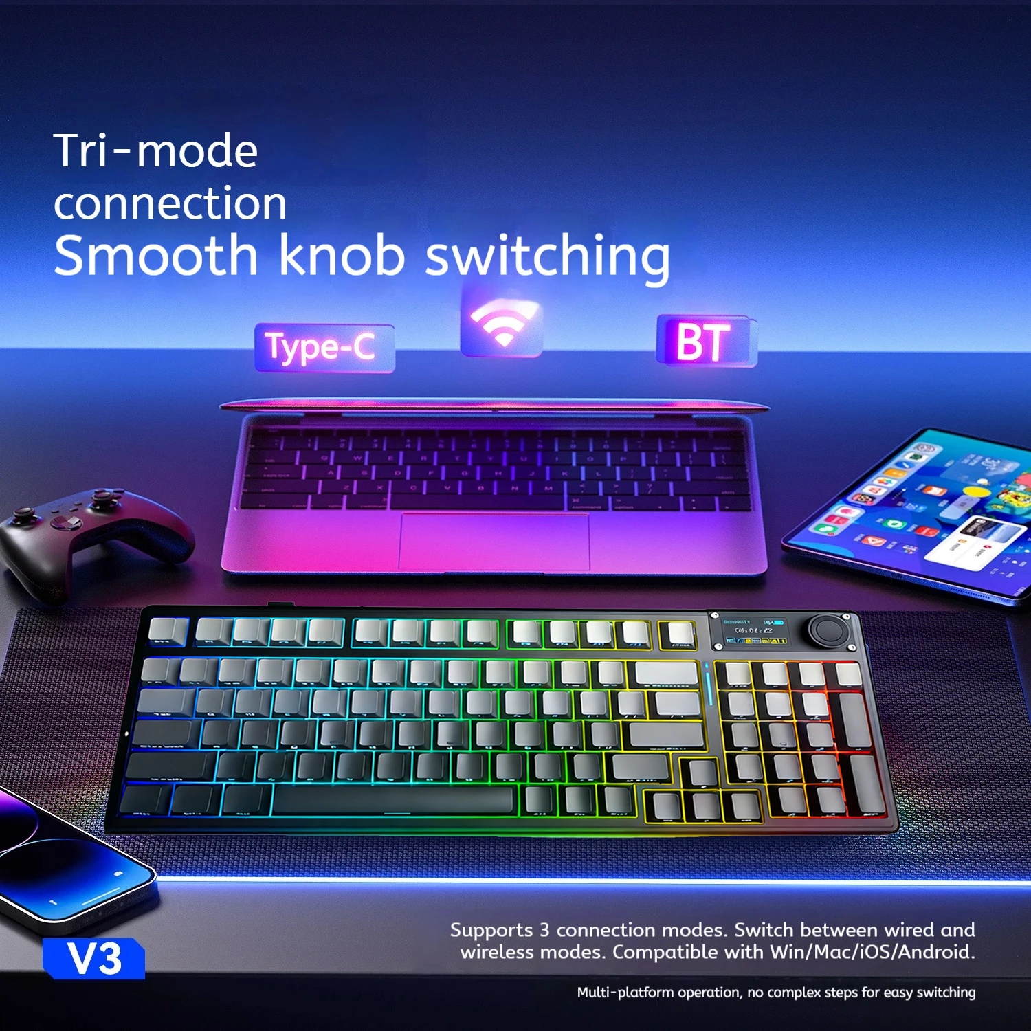 F98pro V3 Draadloos Mechanisch - Pc Gaming Uk recensie en prijs