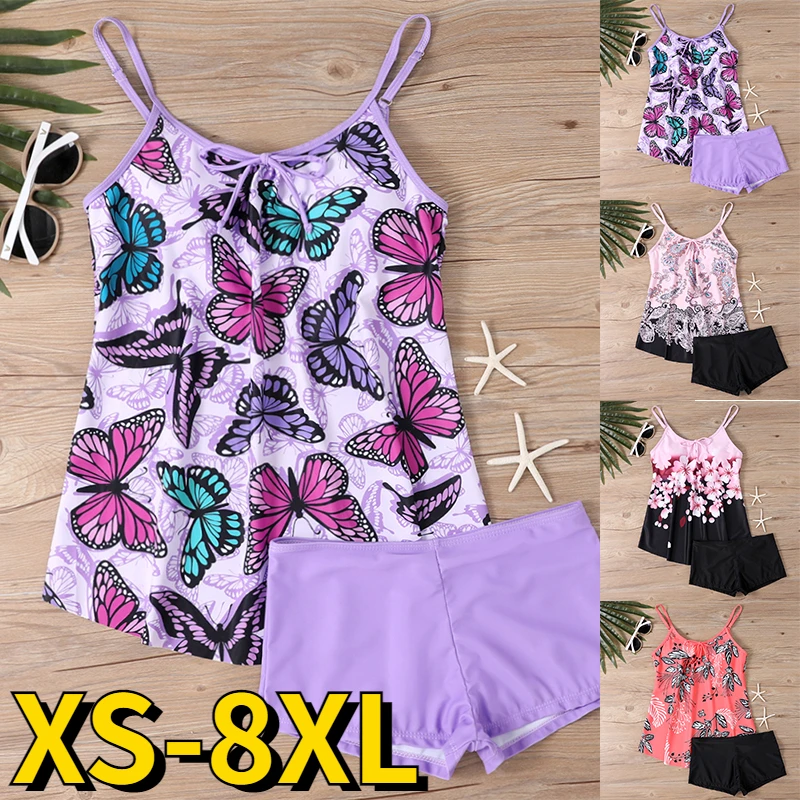 Maillot de bain deux pièces imprimé 3D, Vintage, pour femmes, ensemble deux pièces, Monokini, taille haute, Tankini, vêtements de plage, pour l'été