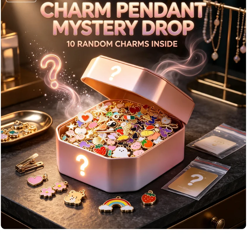 Mixed Assorted Alloy Enamel Cute Heart Pendants Charms Ocean Flower Alloy Oil Drop DIY Earrings Bracelet Jewelry Accessories New