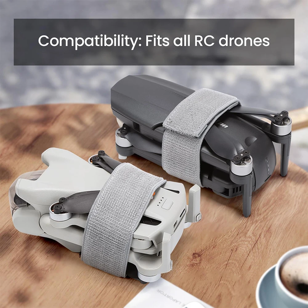 HAPPORIA Propeller Holder Strap for DJI Mini 2 3 4 Pro Mavic 2 Pro Air 2S 3 Pro Drone Propeller Blade Guard Elastic Fixing Belt