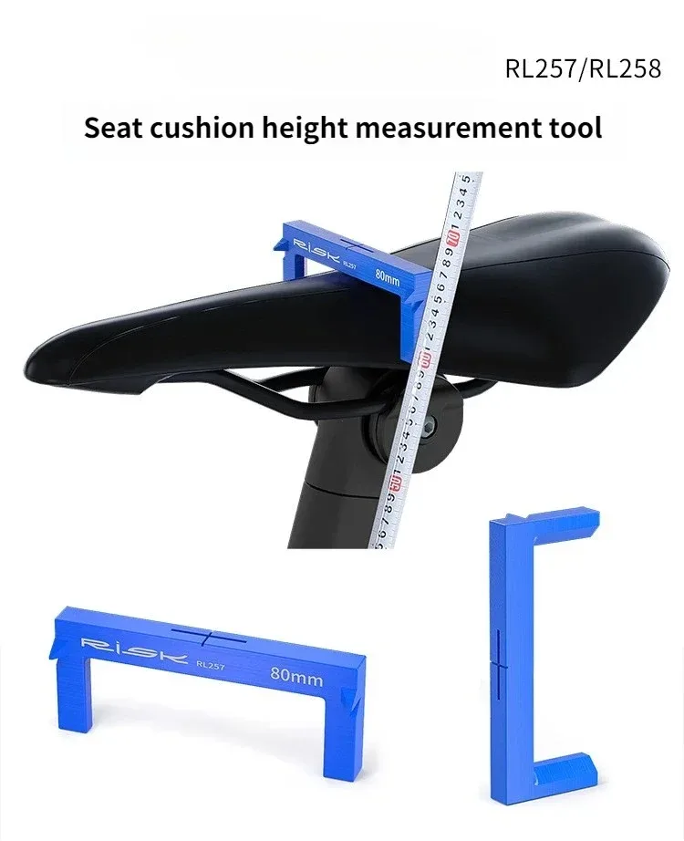 Bicycle Seat Height Distance Measurement Tool Road Bike Joint Protractor Adjustment Tools MTB Fitting Tool Saddle Measure Tool