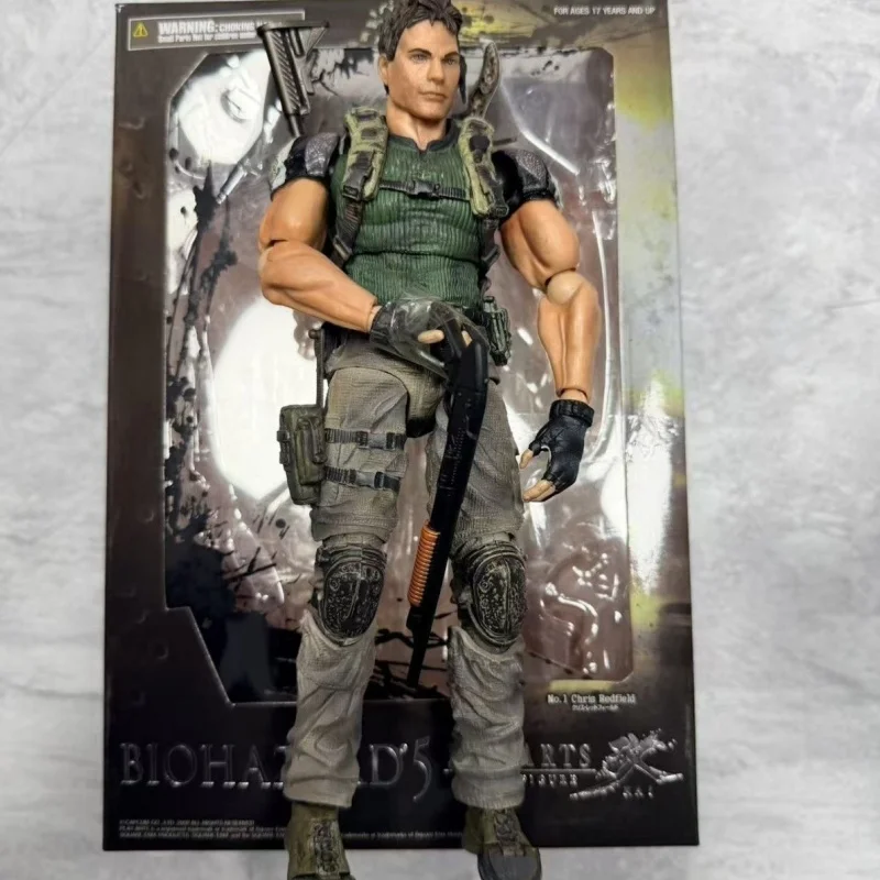 Ko Play Arts Kai Pa Chris Redfield Action Figure Biohazard 5 Character Articulated Model Toys Joint Movable Dolls Gifts