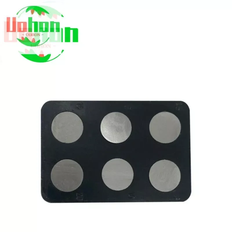 

6pcs/box 1.5/3/6/10/15/20mm Ultrasonic Wave Test Block Carbon Steel Thickness Calibration Test Block Nondestructive Testing NDT