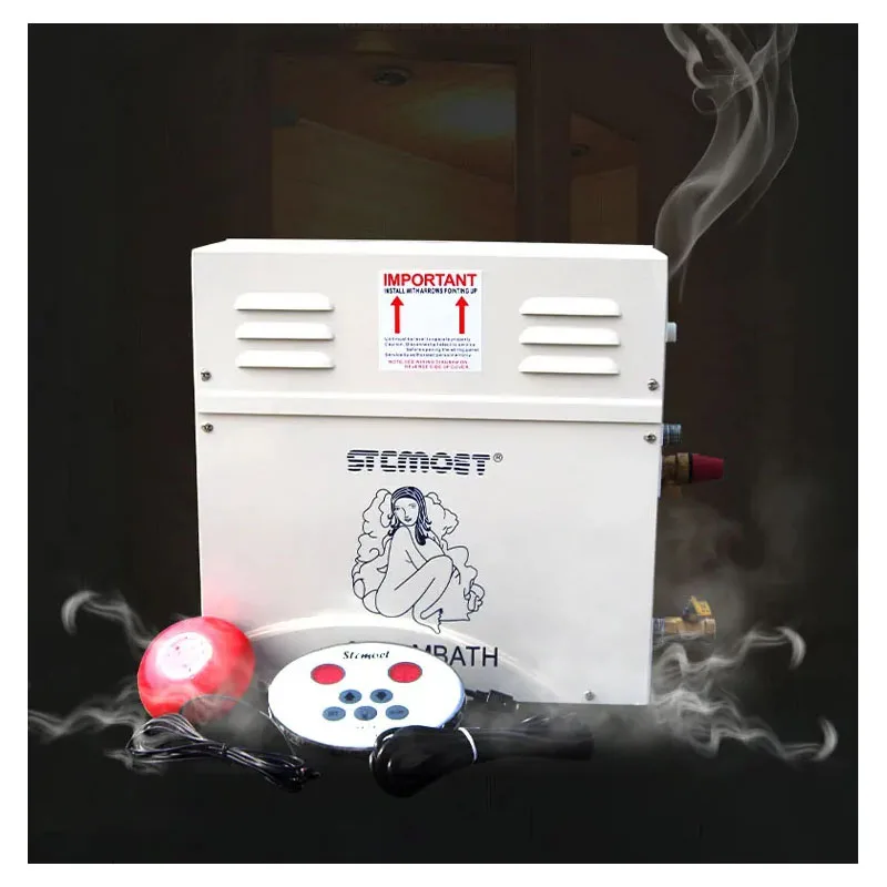 Household Steam Machine Sauna Bath SPA Steam ShowerRoom Steaming Machine 1pc 9KW 220V/380V Home Steam Generator for Shower ST-90