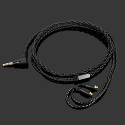 Dla Sennheiser IE300 IE900 ie600 ie200 kabel do aktualizacji słuchawek pojedynczy miedziane z kryształami dla ios Android Mic kompatybilny