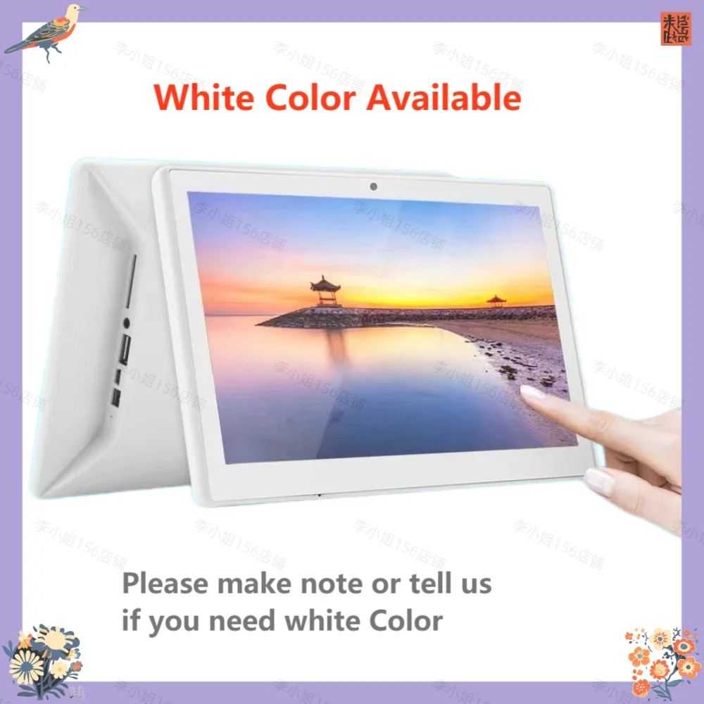 2026new Wall Mount 8 Inch Android 13 Tablet with Capacitive Touch Screen POE Monitor Multi Media Display Smart Home Control WIFI