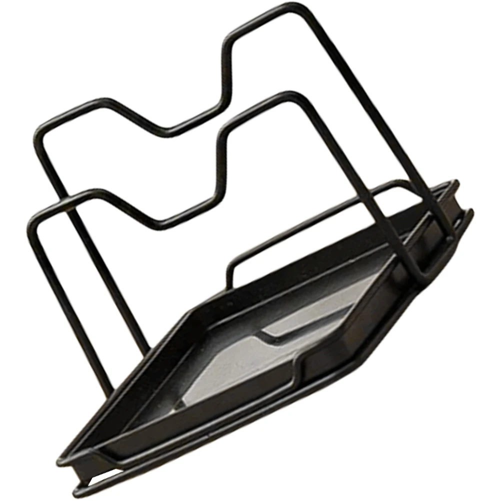 

Stylish Pot Lid Holder 2PCS Iron Kitchen ganizer Drying Rack for Pots Covers Lid Stand Small Spaces Cooking Utensils Storage