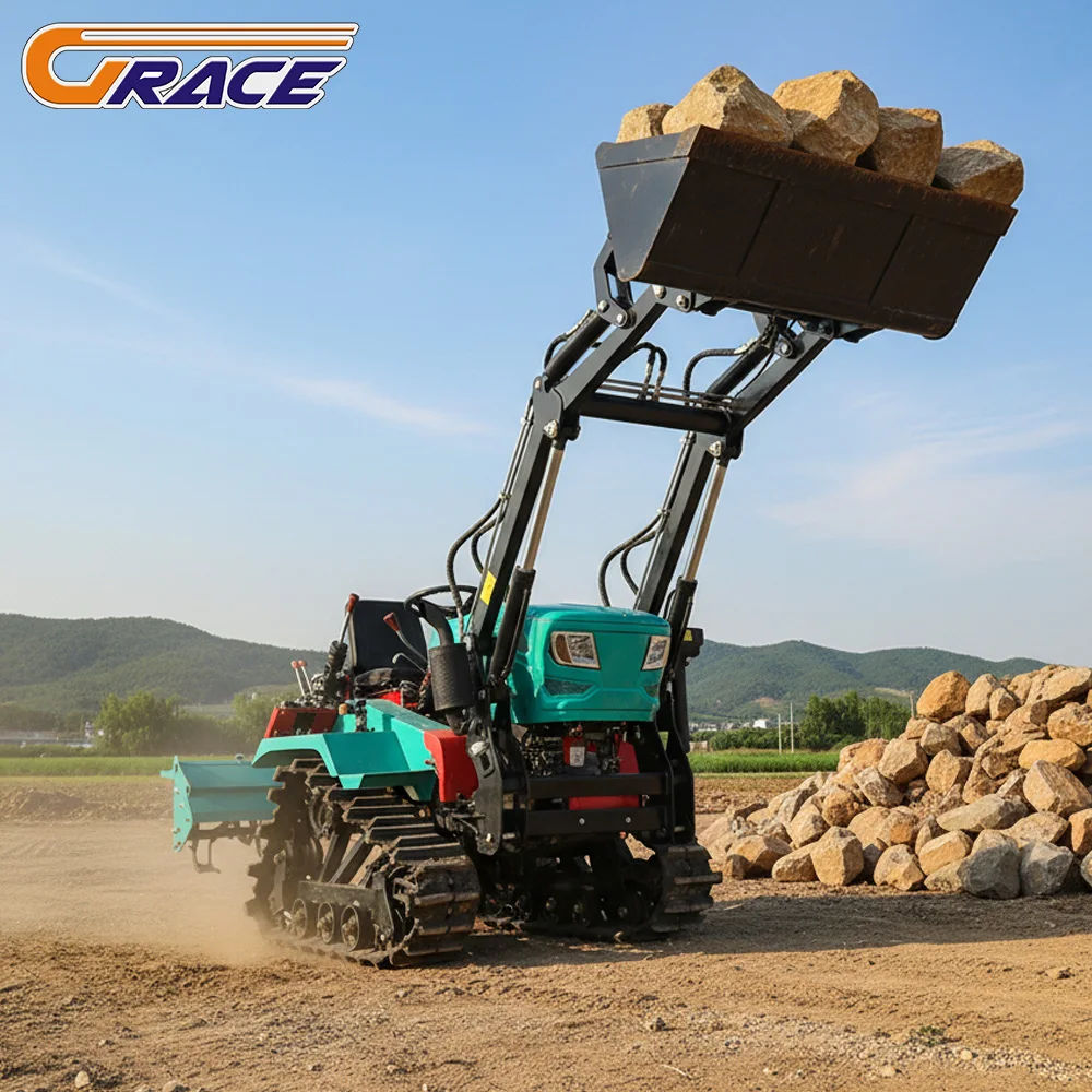 Customized 2025 Brand New 35hp Diesel 4WD Agricultural Tractor Commercial Farm Equipment EPA CE Approved Factory Price for Sale