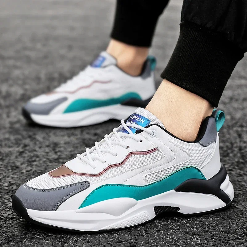 

Men Mesh Sneakers Shoes Men Casual Shoes Outdoor Sports Fashion Men Sneakers Casual Shoes Breathable Mesh Lace up Shoe Men
