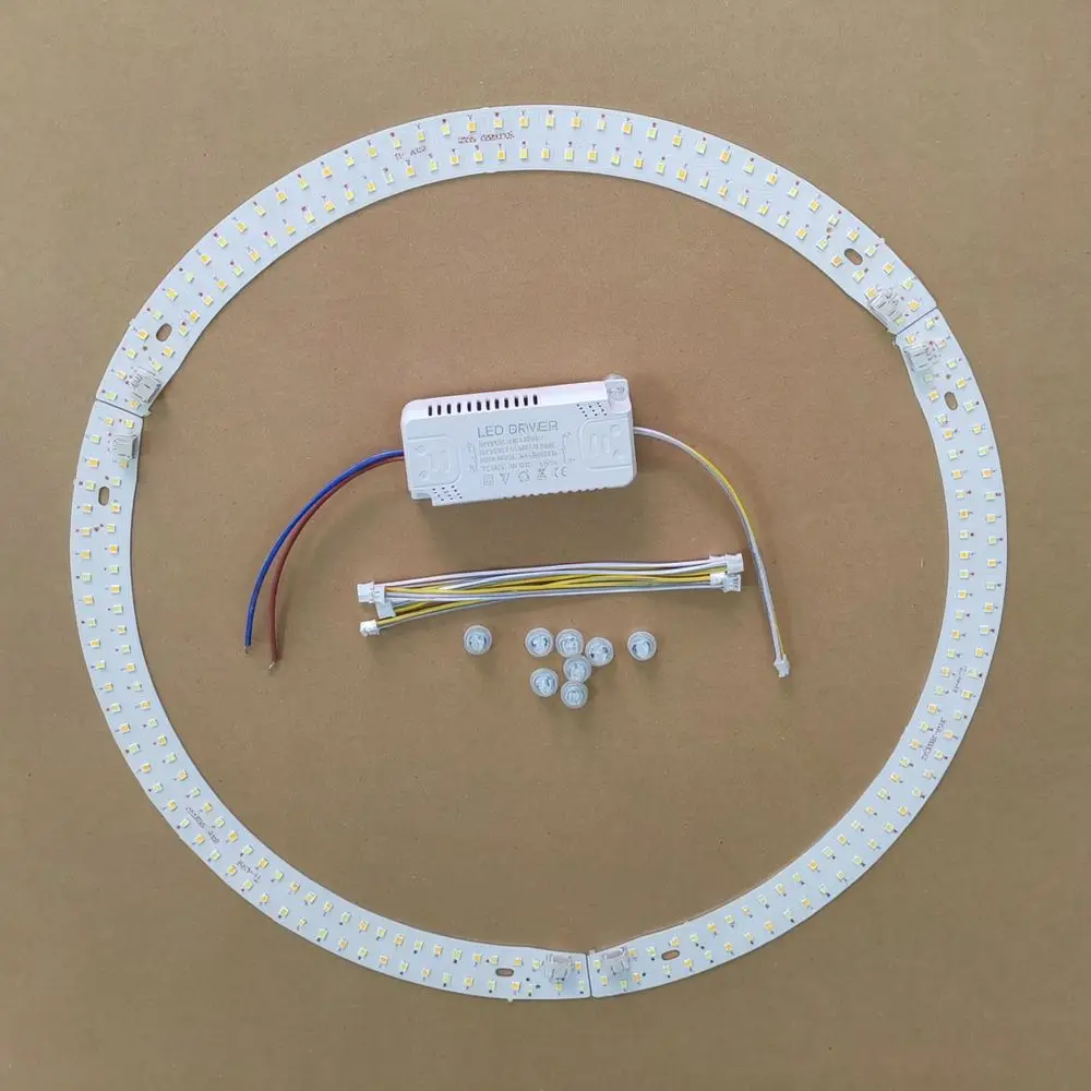 Curved SMD LED Strip Module For Pumpkin Ceiling Lamps Three Color Dimmable Lighting Board Replacement Repair Accessories