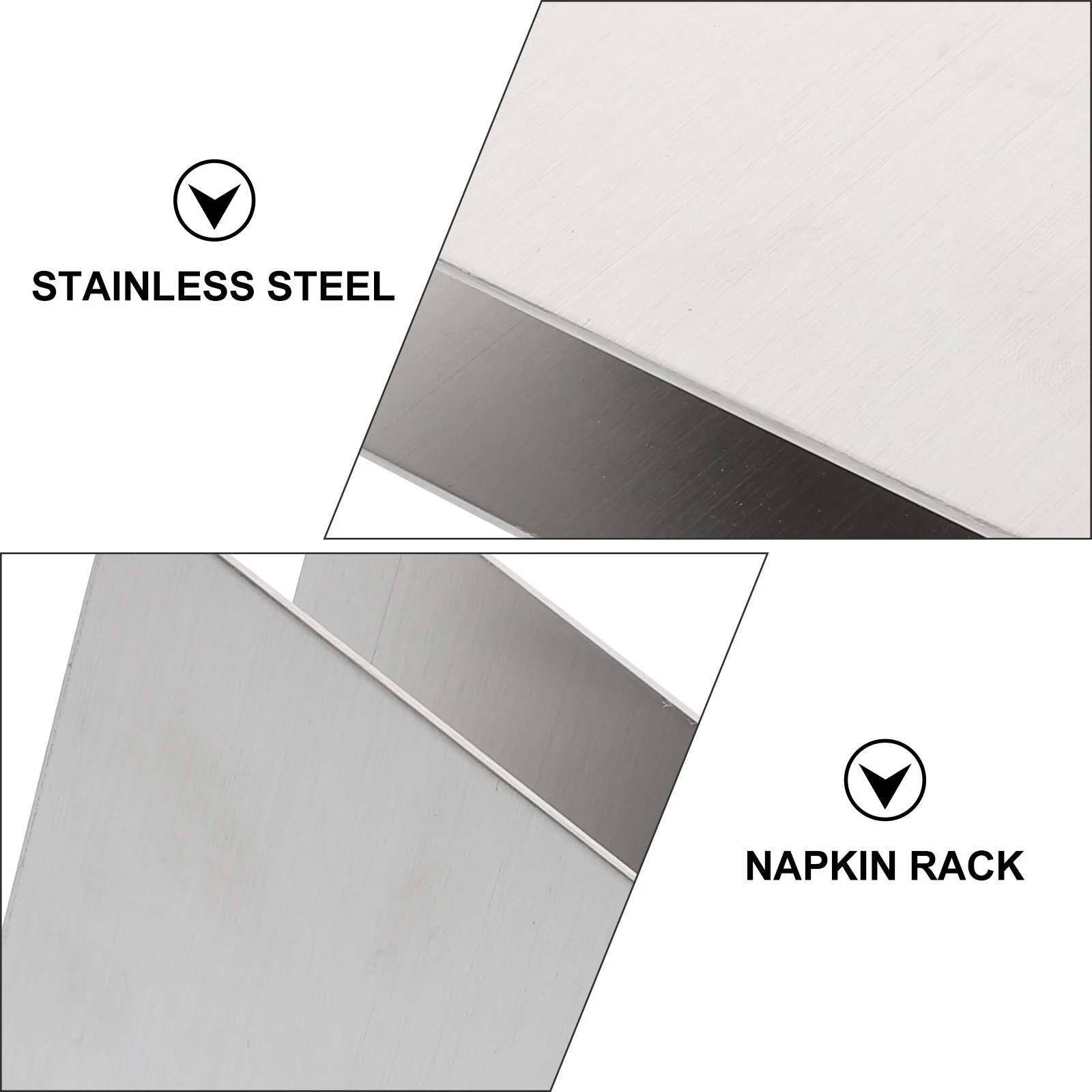 

1Pcs Napkin Holder Decorative Exquisite Modern Style Tissue Rack Space-Saving Home Organizer Napkin Rack