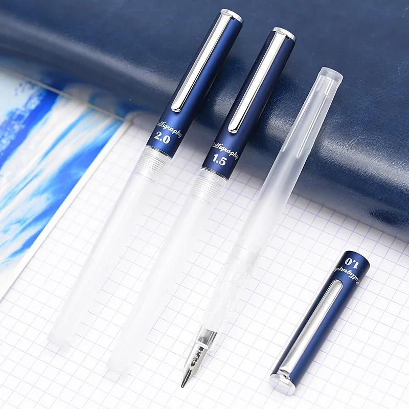 Classic Sailor Heart Art Fountain Pen Hiace HighAce Neo Clear Student 12-0155 Flat Nib 1.0mm/1.5mm/2.0mm Business Gift Pen