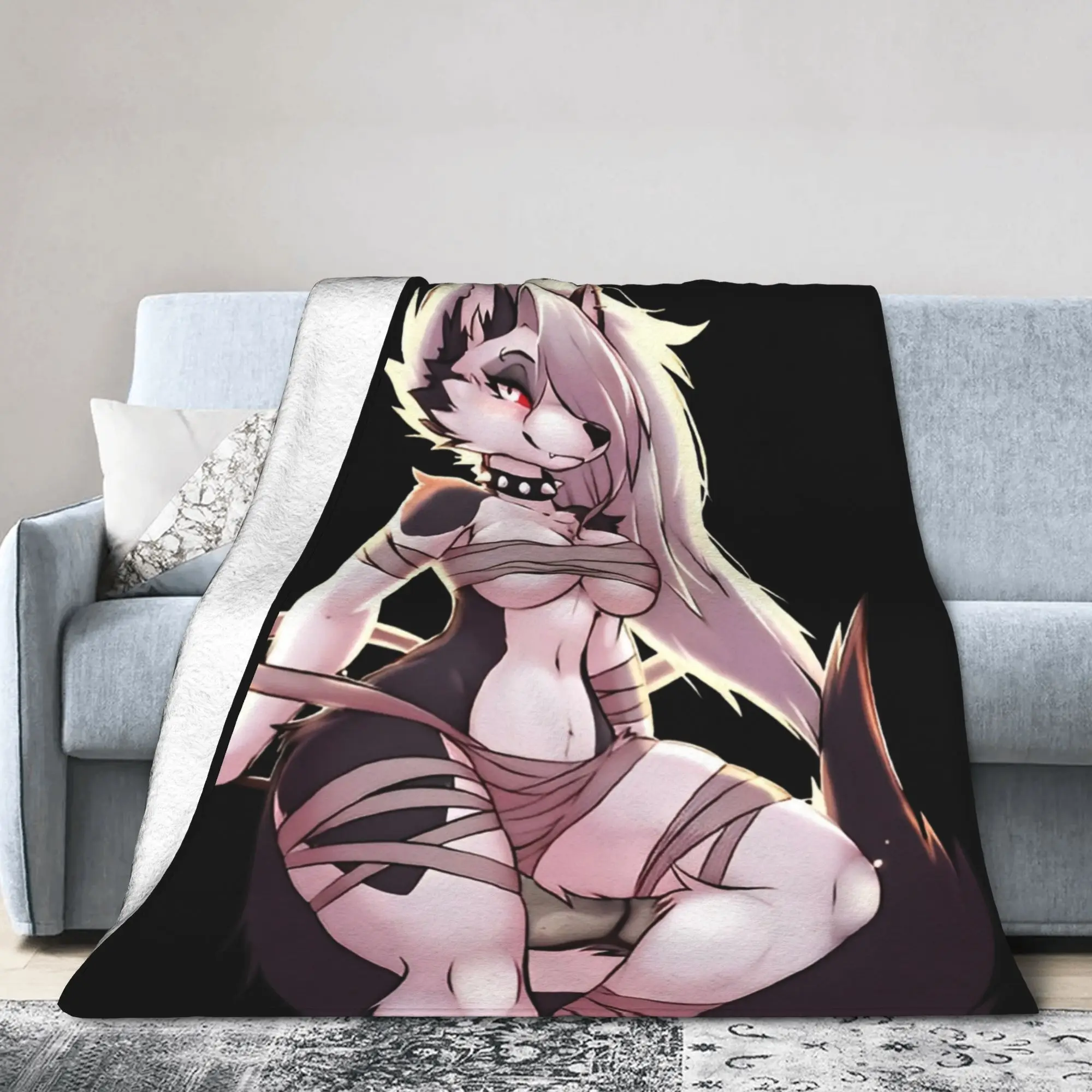 Loona  Active  Fuzzy Blankets  Awesome Throw Blankets for Home Hotel Sofa  125*100cm Plush Thin Quilt,