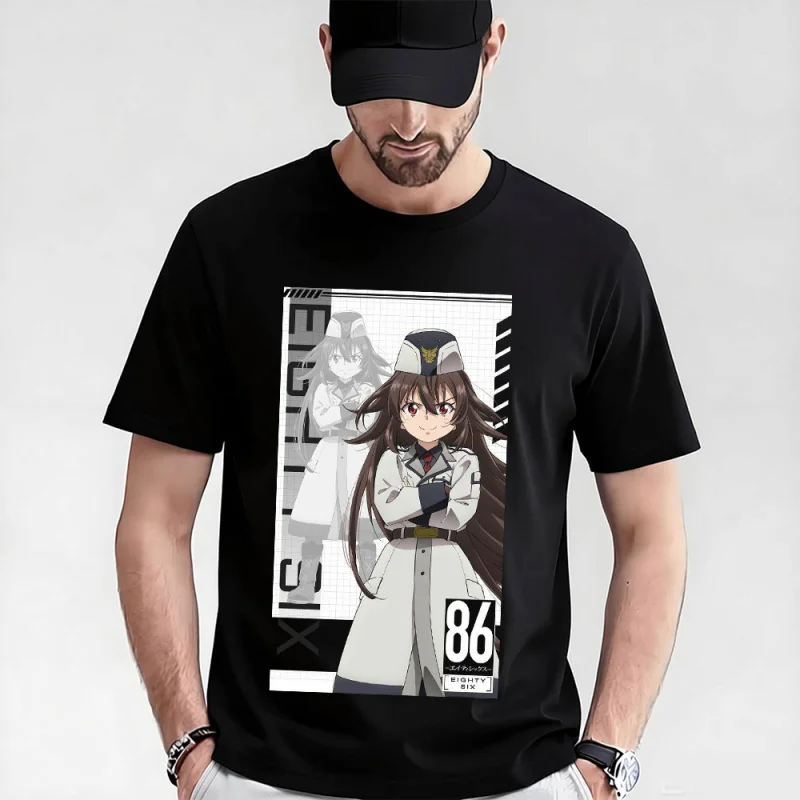 

Frederica Rosenfort Sci-Fi Anime 86 Eighty Six Gift t shirt Manga Graphic Tee Y2K Clothes Short Sleeve All size Tops S-6XL