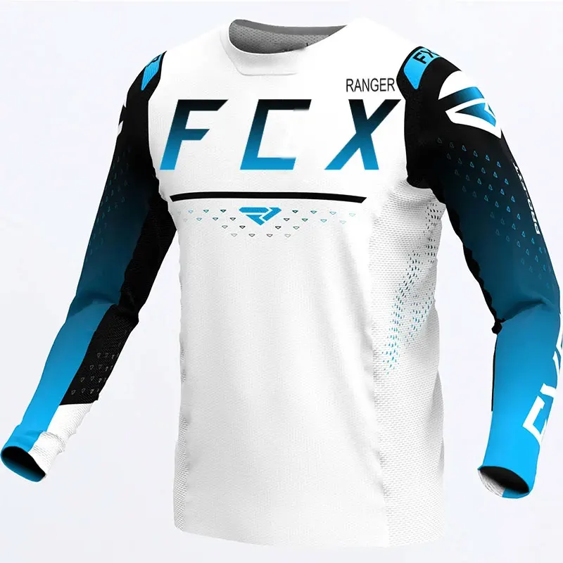 2025Enduro MTB Cycling Sleeve Cycling Jersey Downhill Shirt Camiseta Motocross T-shirt Mx Mountain Bike Clothing  Mtb Jersey FCX