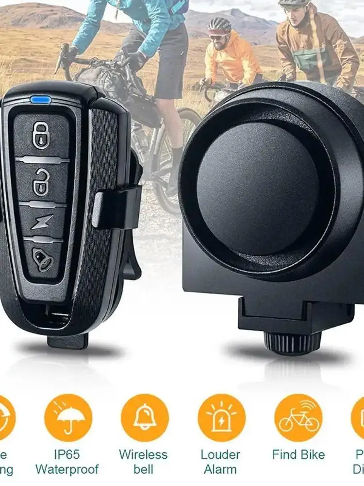 AliExpress ANTUSI Wireless Theft Bike Motorcycle Alarm Security System Bicycle Motion Sensor Rechargeable Multipurpose Alert Device