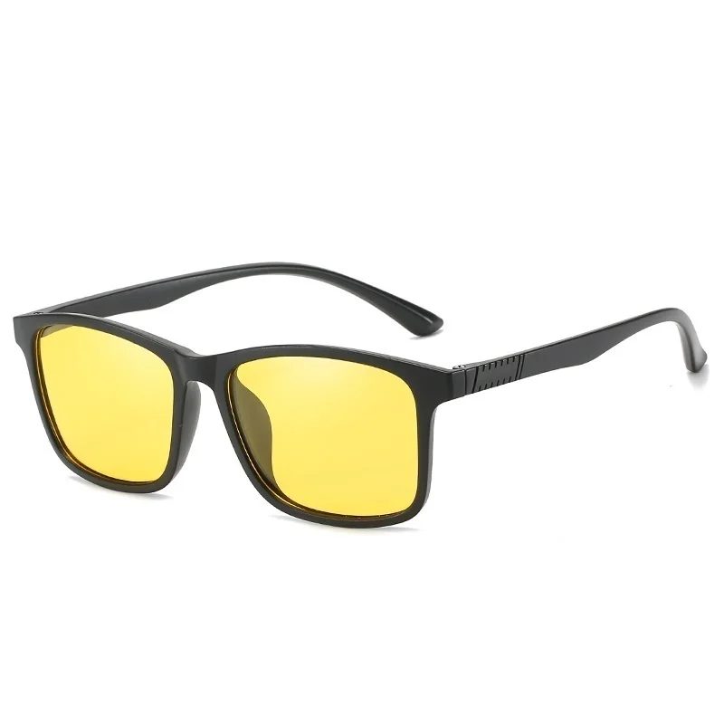 Luxus Männer Polarisierte Sonnenbrille Tag Nacht vision Fahren Angeln Quadrat Sonne Gläser Ultra licht TR90 Rahmen Vintage Brillen UV400