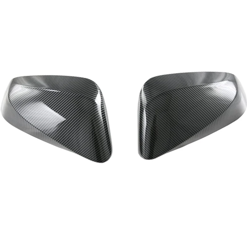 2Pcs Rearview Side Mirror Covers Cap For Lexus NX 250 350h 450h 2022 Right Hand Drive RHD Carbon Fiber Gloss Black White