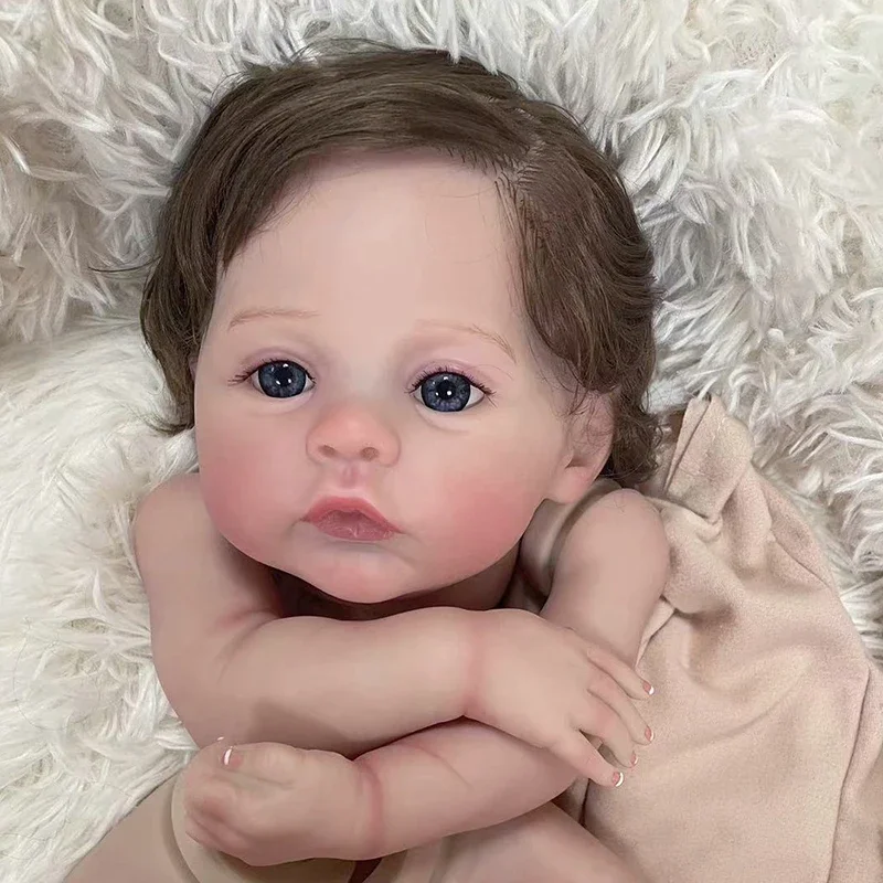 18Inch Reborn Meadow Doll Kit Already Painted Kits/Un painted Kit Soft Touch Fresh Color DIY Doll Parts With Cloth Body