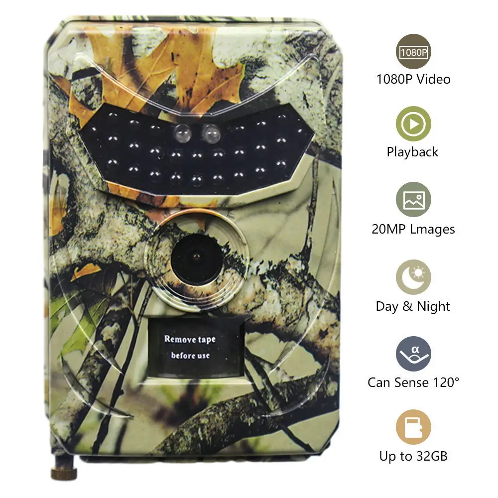 20MP 1080P PR100 Trail Camera 940nm Night Vision infrared LED Hunting Camera Waterproof Wildlife Video Camera Night photo traps