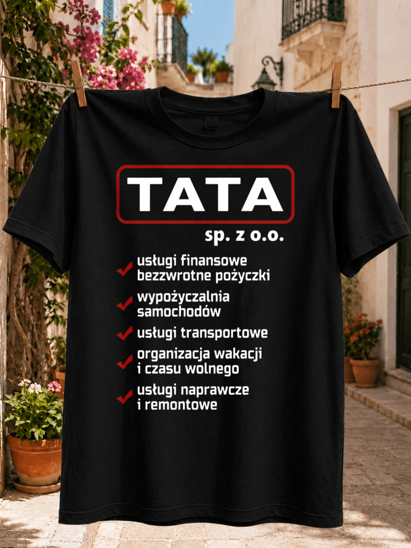 Tata sp z oo with Polish fake service company checklist for loans transport days and repairs Unisex  Unisex All T-Shirt