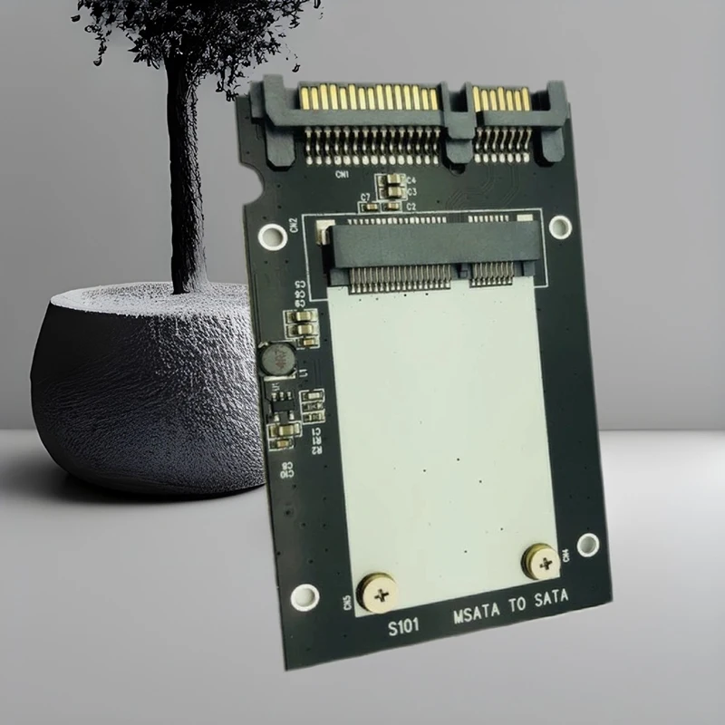 

10 шт. 50x30 мм MSATA SSD на 2,5-дюймовый конвертер SATA, карта перевода компьютера, Plug and Play для Windows XP/7/8/10 для ПК