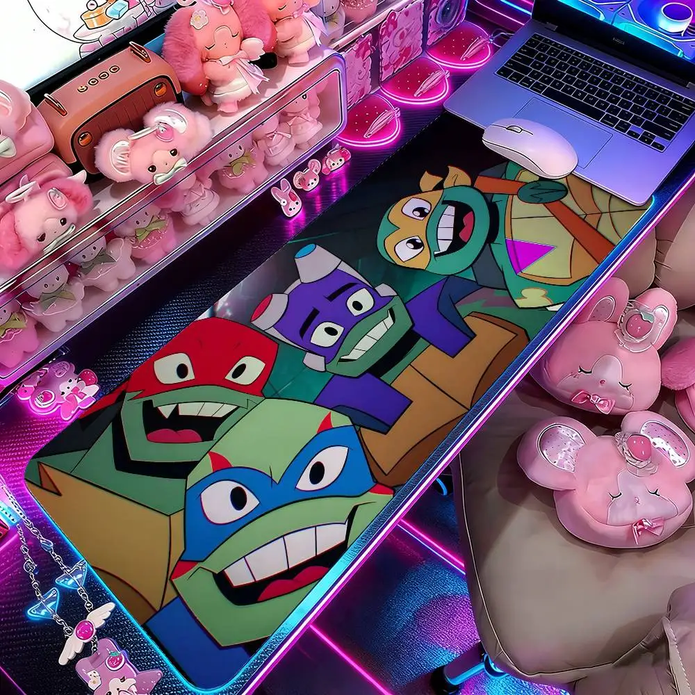

Teenage M-Mutant Ninja T-Turtles Mouse Pad Computer Mat Deskpad Laptop Keyboard Mat Office Large Landscape Mousepad
