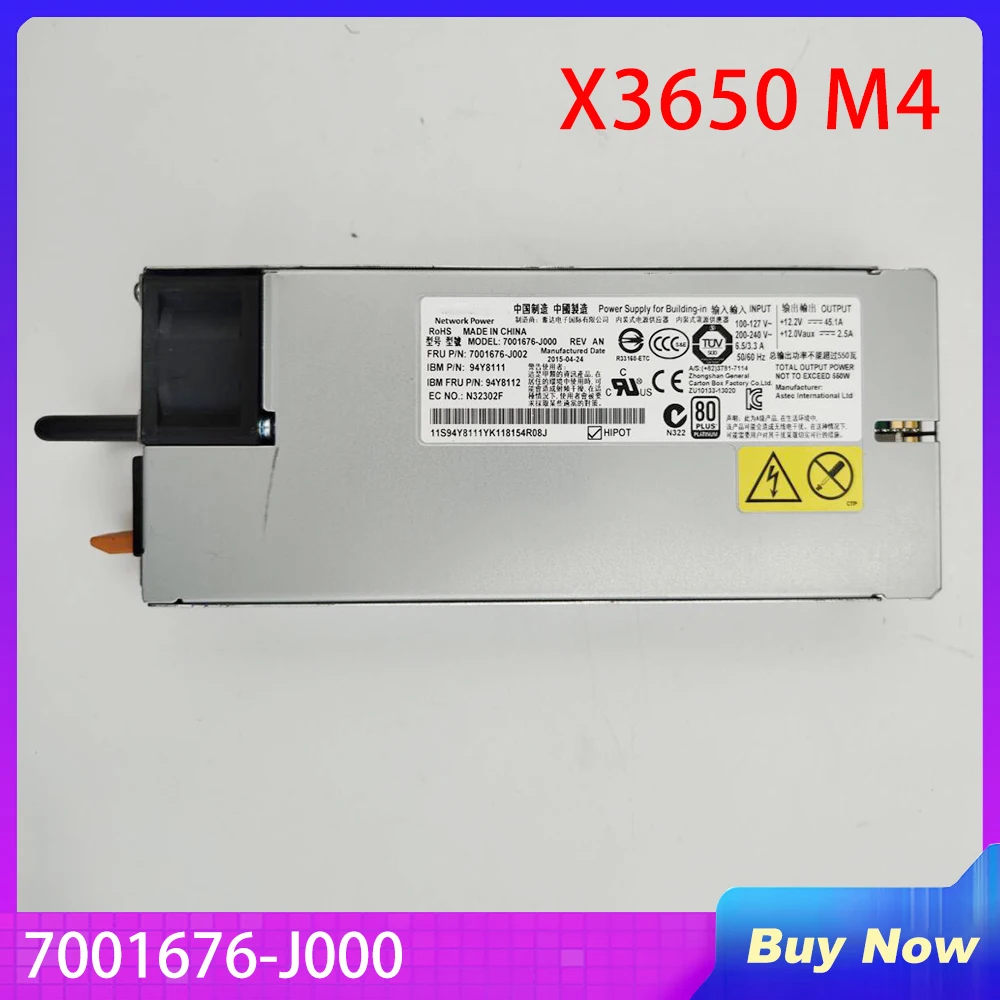 

For IBM X3550 X3650 M2 M3 675W Server Power Supply 7001484-J002 39Y7200 39Y7201 39Y7224 39Y7225 FS7023 46M1075 7001484-J000