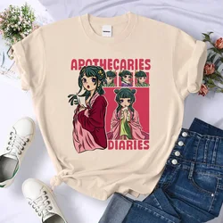 Kusuriya No Hitorigoto top tees female Y2k kawaii 2000s Colorful Classic shirt anime Y2k Vintage streetwear Comfortable Gothic