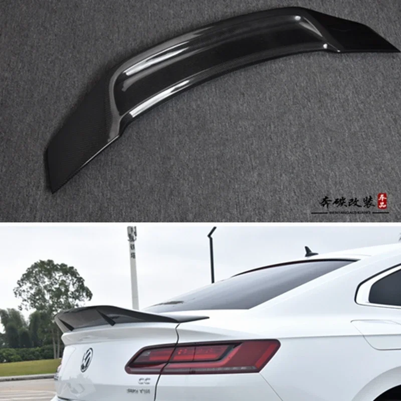

For Volkswagen New CC Spoiler 2018-2019 High Quality Carbon Fiber Spoiler For New Arteon spoiler
