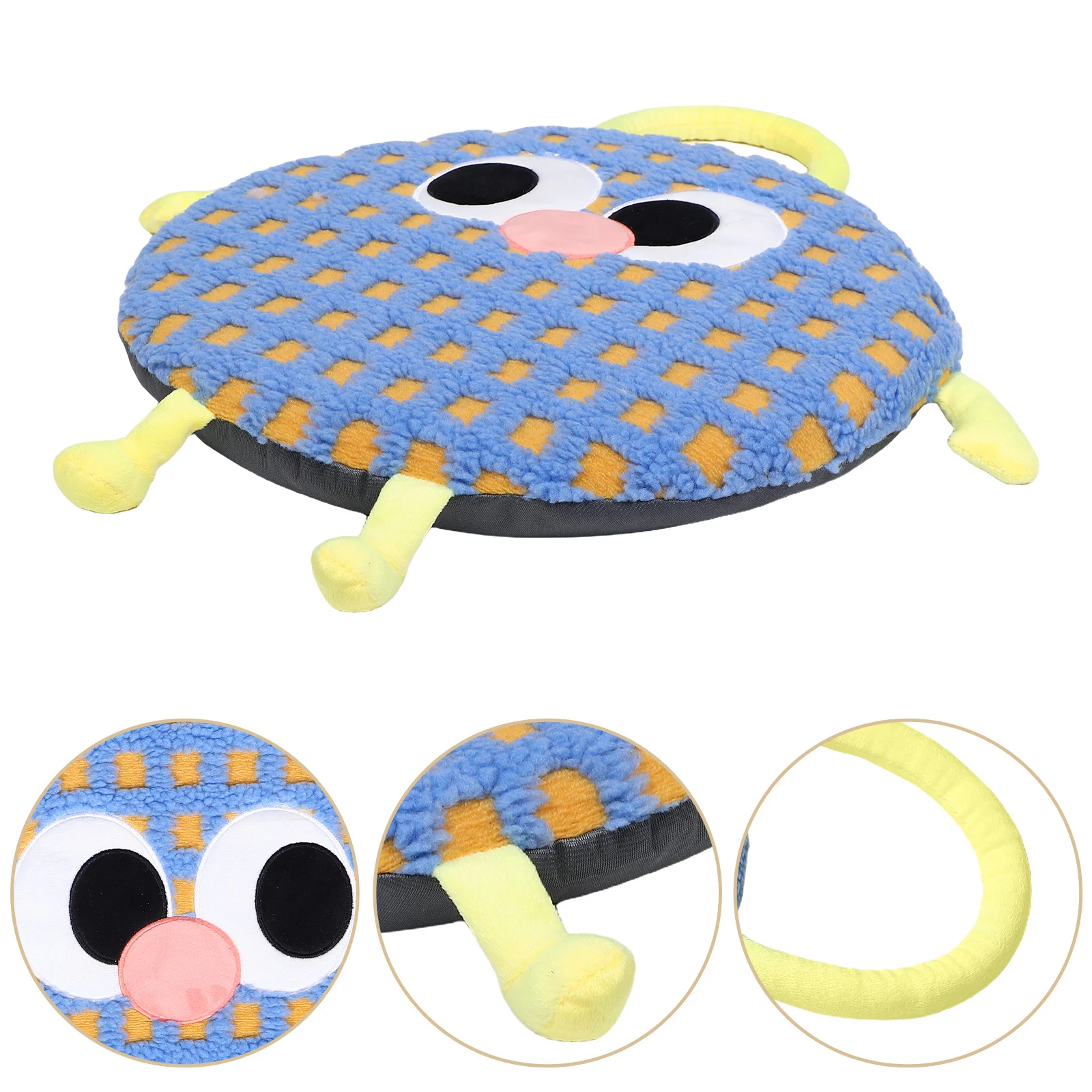 

Memory Foam Round Cushion Comfortable Support for Office Car Seat Dining Chair Cute Design Long Sitting Seat Pad