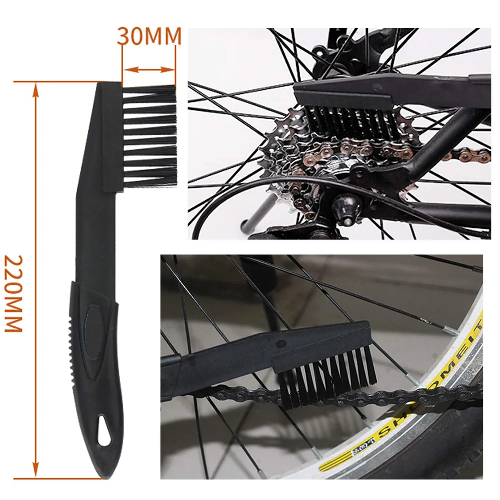 Portable Bicycle Chain Cleaner Bike Brushes Scrubber Wash Tool Mountain Cycling Cleaning Kit Outdoor Accessory