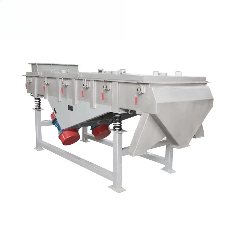 Industrial Sifters Vibration Sieving Gypsum Sieve Vibrator Screening Rectangular Separator Linear Vibrating Screen Machine Price